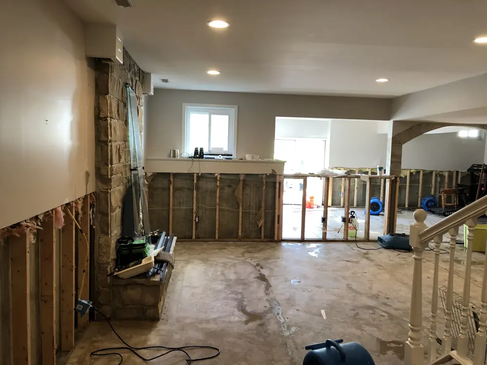 Restoration equipment on a Charleston job