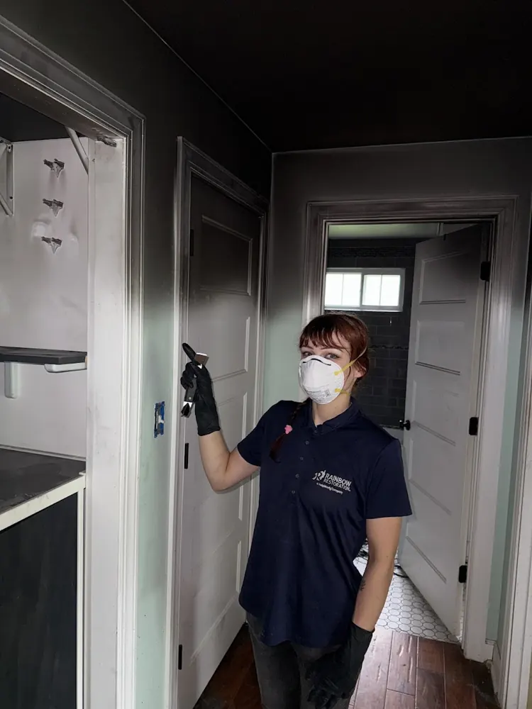 Lowcountry Water & Flood Restoration technician on a job in Charleston